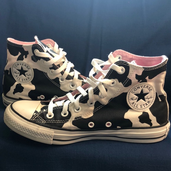 Converse | Shoes | Converse Chuck Taylor All Star Cow Print Shoes | Poshmark
